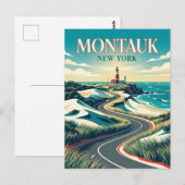 Montauk USA Postkarte (Vorne/Hinten)