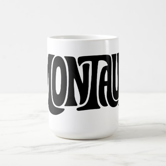 Montauk Vintag Retrodesign New York Hamptons Kaffeetasse (Mittel)