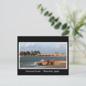 Montazah Beach - Ägypten Postkarte (Stehend Vorderseite)