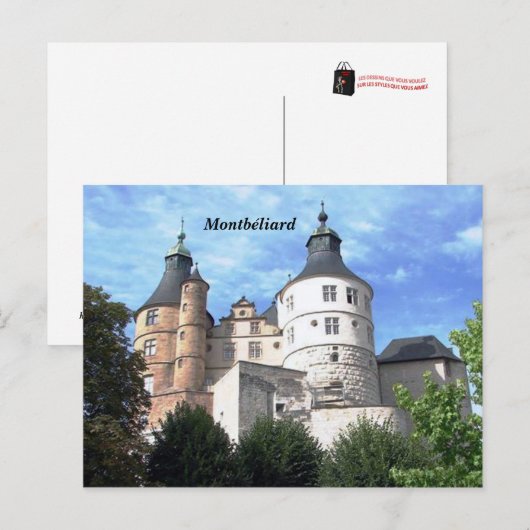 Montb � liard - postkarte (Vorne/Hinten)