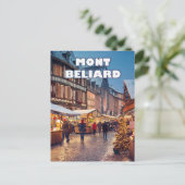 Montbéliard Christmas Magic Postkarte (Stehend Vorderseite)