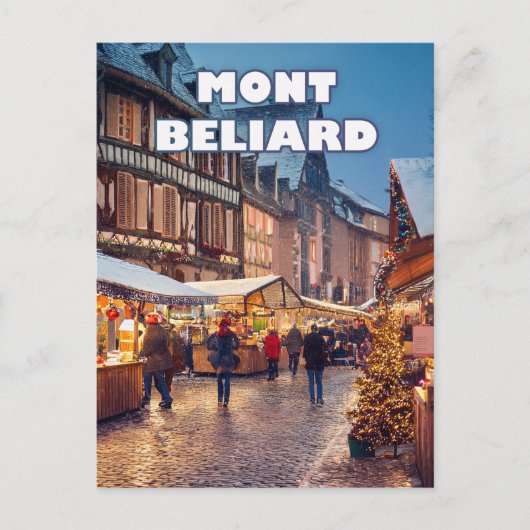 Montbéliard Christmas Magic Postkarte (Vorderseite)
