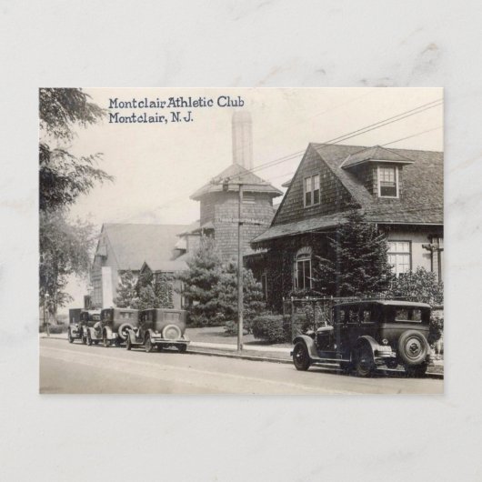 Montclair Athletic Club, Montclair NJ Vintag Postkarte (Vorderseite)