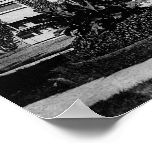 Montclair, New Jersey, Automobilgarage, Vintag Poster (Ecke)