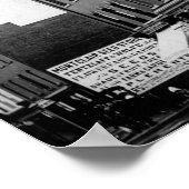 Montclair, New Jersey, Crane Gebäude, Vintag Poster (Ecke)