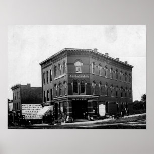 Montclair, New Jersey, Crane Gebäude, Vintag Poster