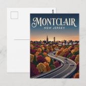 Montclair New Jersey Postkarte (Vorne/Hinten)