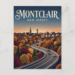 Montclair New Jersey Postkarte
