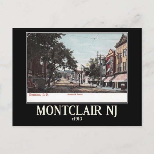 Montclair, New Jersey, Vintag Postkarte (Vorderseite)
