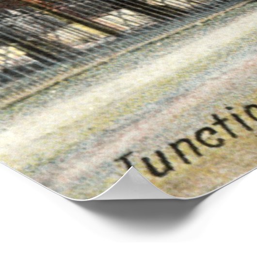 Montclair NJ 1908 Vintag Poster (Ecke)