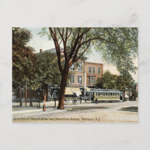 Montclair NJ 1908 Vintag Postkarte