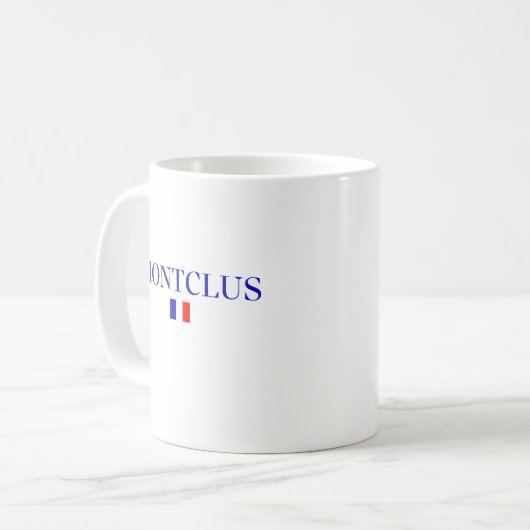 MONTCLUS Frankreich Kaffeetasse (Vorderseite Links)
