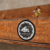 Monte Ähnaun - Tirol Österreich Alpen Runder Aufkleber