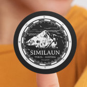 Monte Ähnaun - Tirol Österreich Alpen Runder Aufkleber