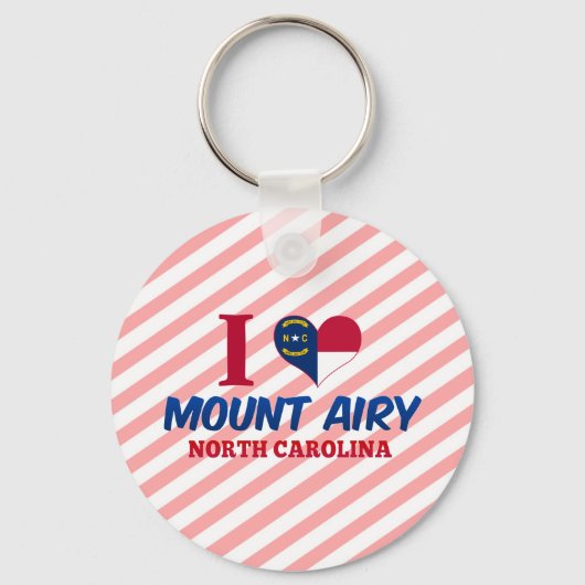 Monte Airy, North Carolina Schlüsselanhänger (Vorderseite)
