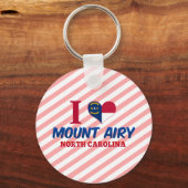 Monte Airy, North Carolina Schlüsselanhänger (Vorderseite)