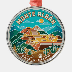 Monte Albán Mexiko Ornament Aus Metall