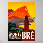 Monte Brè, Lugano, Schweiz Poster (Vorne)