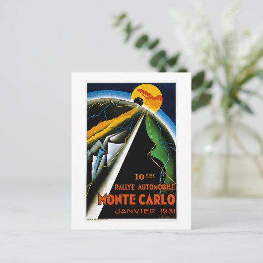 Monte Carlo 1931 Postkarte (Stehend Vorderseite)