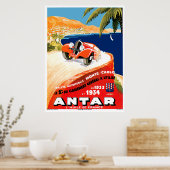 Monte Carlo Automobile Kundgebung Poster (Küche)