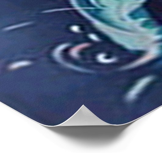 Monte Carlo Beach Vintage Poster (Ecke)