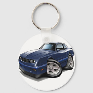 Monte Carlo Blau-Auto 1983-88 Schlüsselanhänger