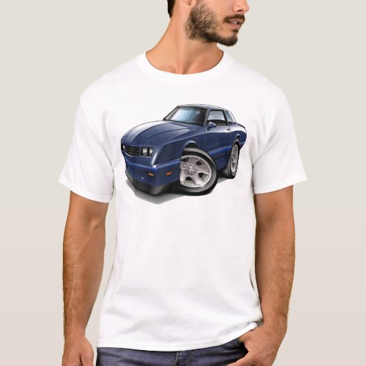 Monte Carlo Blau-Auto 1983-88 T-Shirt (Vorderseite)