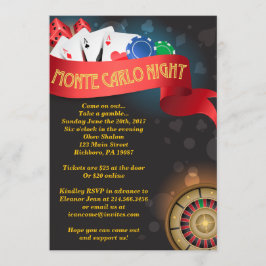 MONTE CARLO CASINO NIGHT Fund Einladung