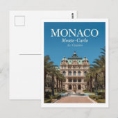 Monte Carlo Casino Postkarte (Vorne/Hinten)