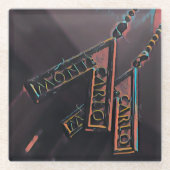 Monte Carlo Glaskunst Glasuntersetzer (Vorderseite)