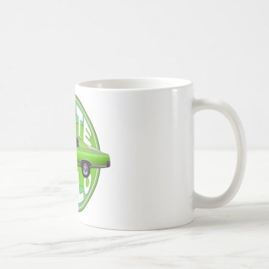 Monte Carlo grüne Maschine 1970 Kaffeetasse (Rechts)