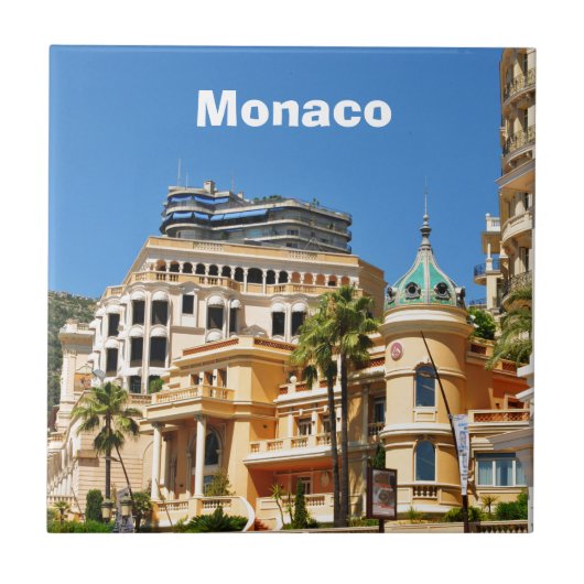 Monte Carlo in Monaco Fliese (Vorderseite)