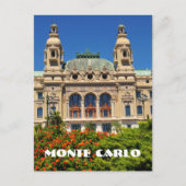 Monte Carlo in Monaco Postkarte (Vorderseite)