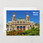 Monte Carlo in Monaco Postkarte (Vorne/Hinten)