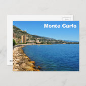 Monte Carlo in Monaco Postkarte (Vorne/Hinten)