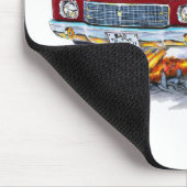 Monte Carlo kastanienbraunes Auto 1970 Mousepad (Ecke)