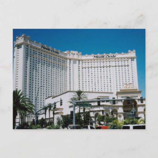 Monte Carlo Las Vegas Postkarten (Vorderseite)