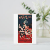 Monte Carlo Mädchen Postkarte (Stehend Vorderseite)
