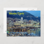 Monte Carlo Magnet Postkarte (Vorne/Hinten)