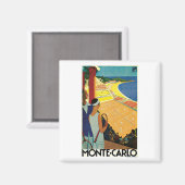 Monte Carlo Monaco Magnet (Vorderseite/Rückseite)