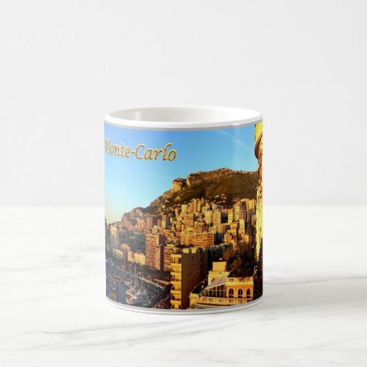 Monte Carlo - Monaco - Panorama - Kaffeetasse (Mittel)