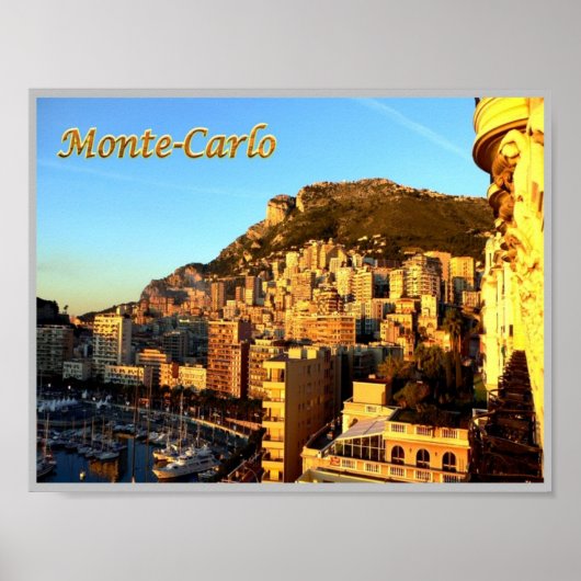 Monte Carlo - Monaco - Panorama - Poster (Vorne)