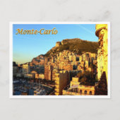 Monte Carlo - Monaco - Panorama - Postkarte (Vorderseite)