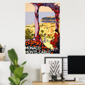Monte Carlo, Monaco Poster (Heimbüro)