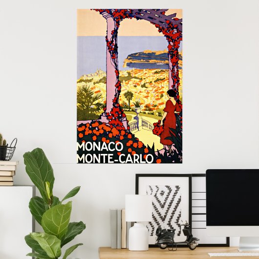 Monte Carlo, Monaco Poster (Heimbüro)