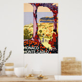 Monte Carlo, Monaco Poster (Küche)