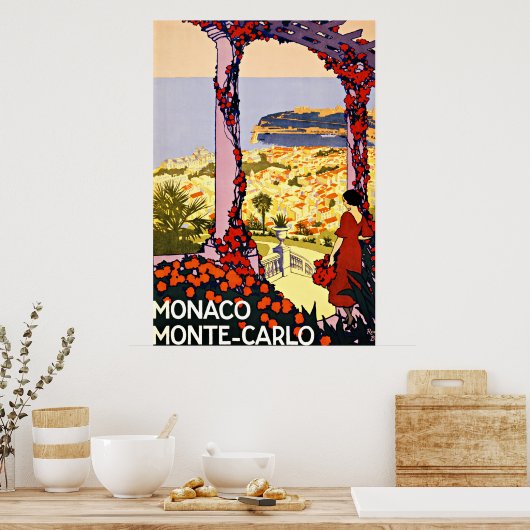 Monte Carlo, Monaco Poster (Küche)