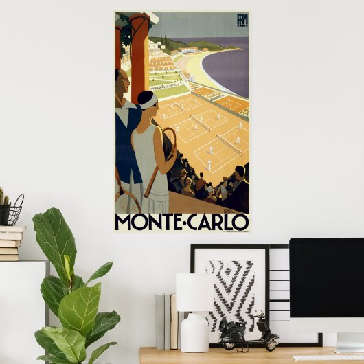 Monte Carlo Monaco Poster (Heimbüro)