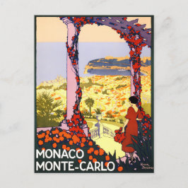 Monte Carlo Monaco Postkarte