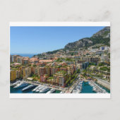 Monte Carlo Monaco Postkarte (Vorderseite)